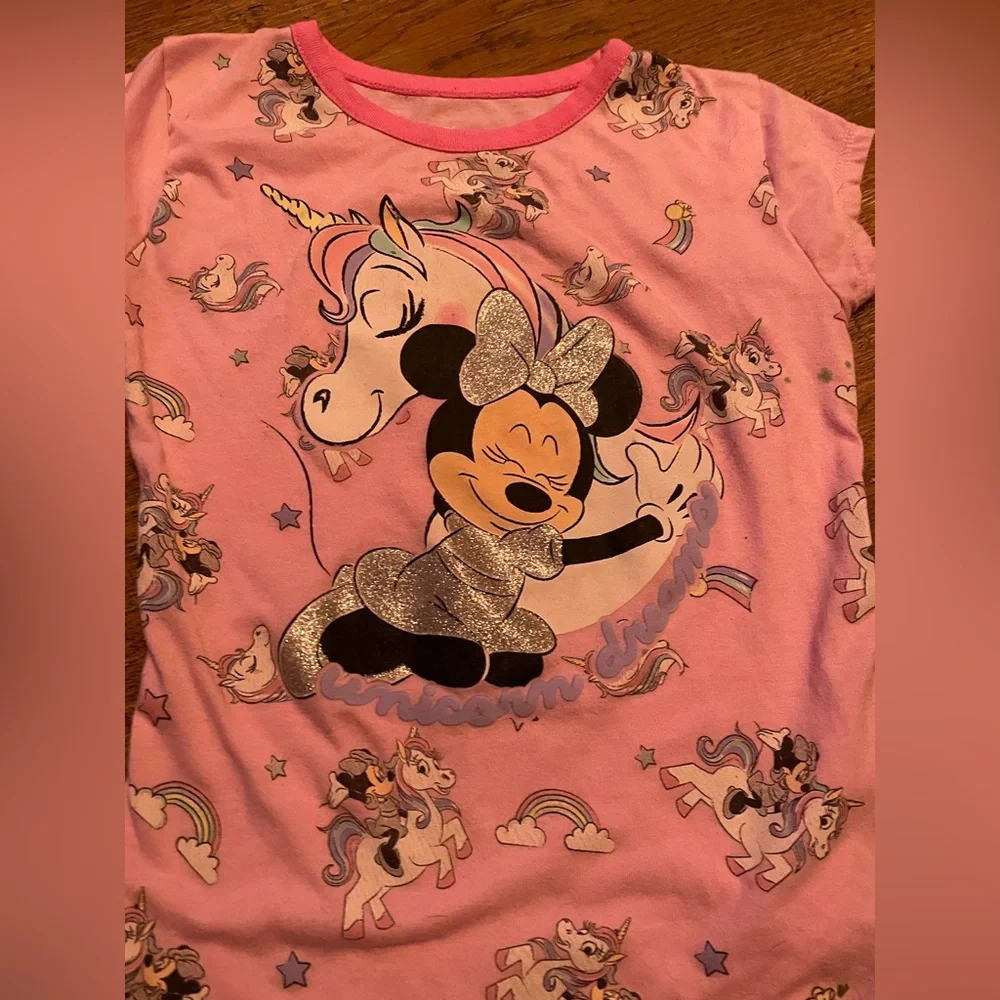 Girls shirt bundle 6/6x Disney, frozen, Minnie, bows & lace